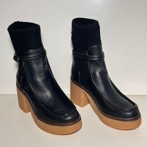 Sam Edelman Sidney Platform Sweater Booties